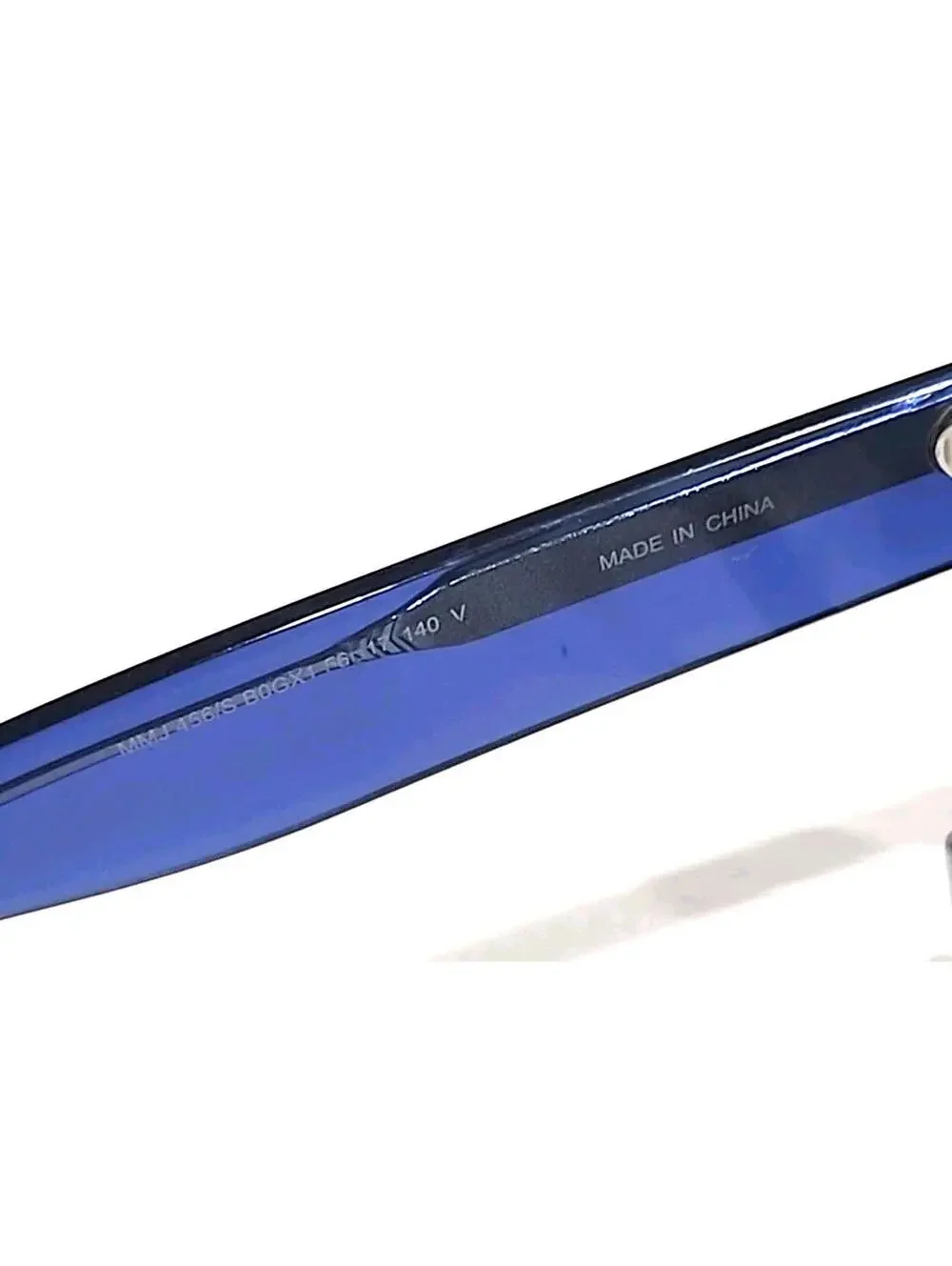 Marc Jacobs MMJ456/S Blue Square Oversized Sunglasses 56-17 140